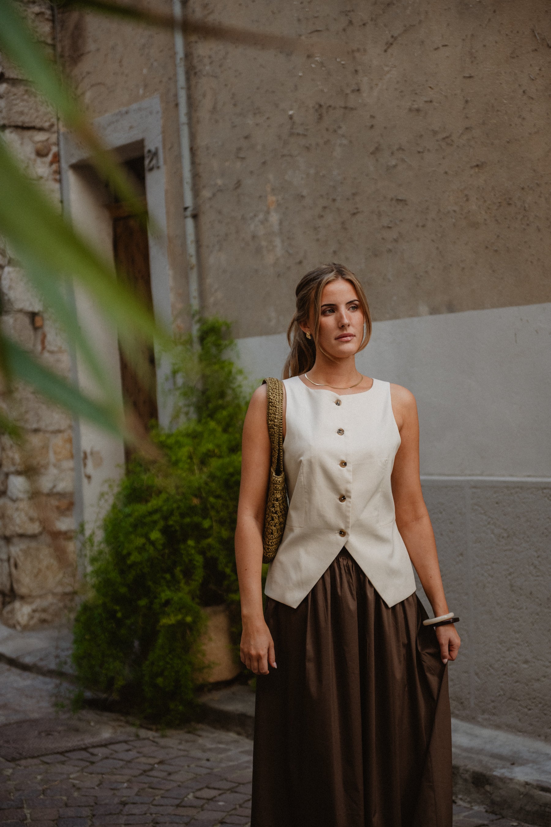 VMPAM Tailored Waistcoat - Pumice Stone